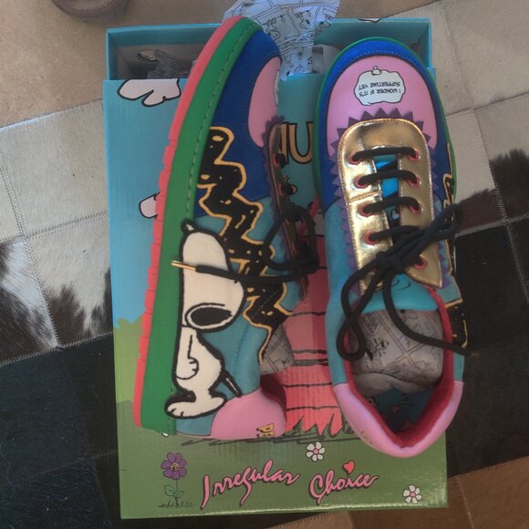 Irregular Choice Peanuts collection sneakers size 44 EU New (12 US) - Picture 1 of 5